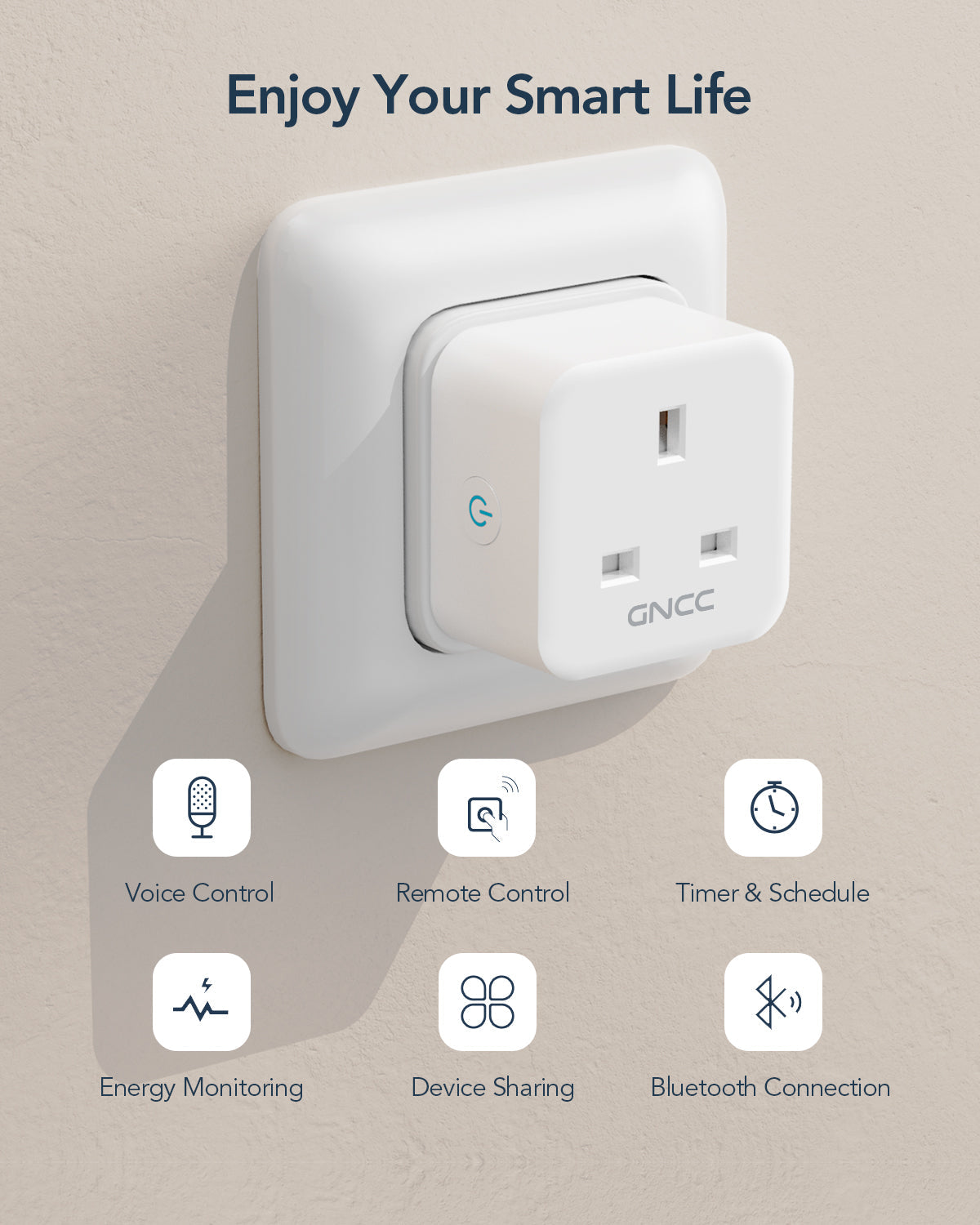 GNCC GSP22 Smart Plug WiFi Plug Works with Alexa