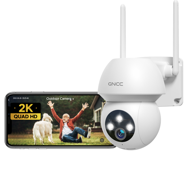 GNCC K1Pro 2K Outdoor Security Camera for Home Security