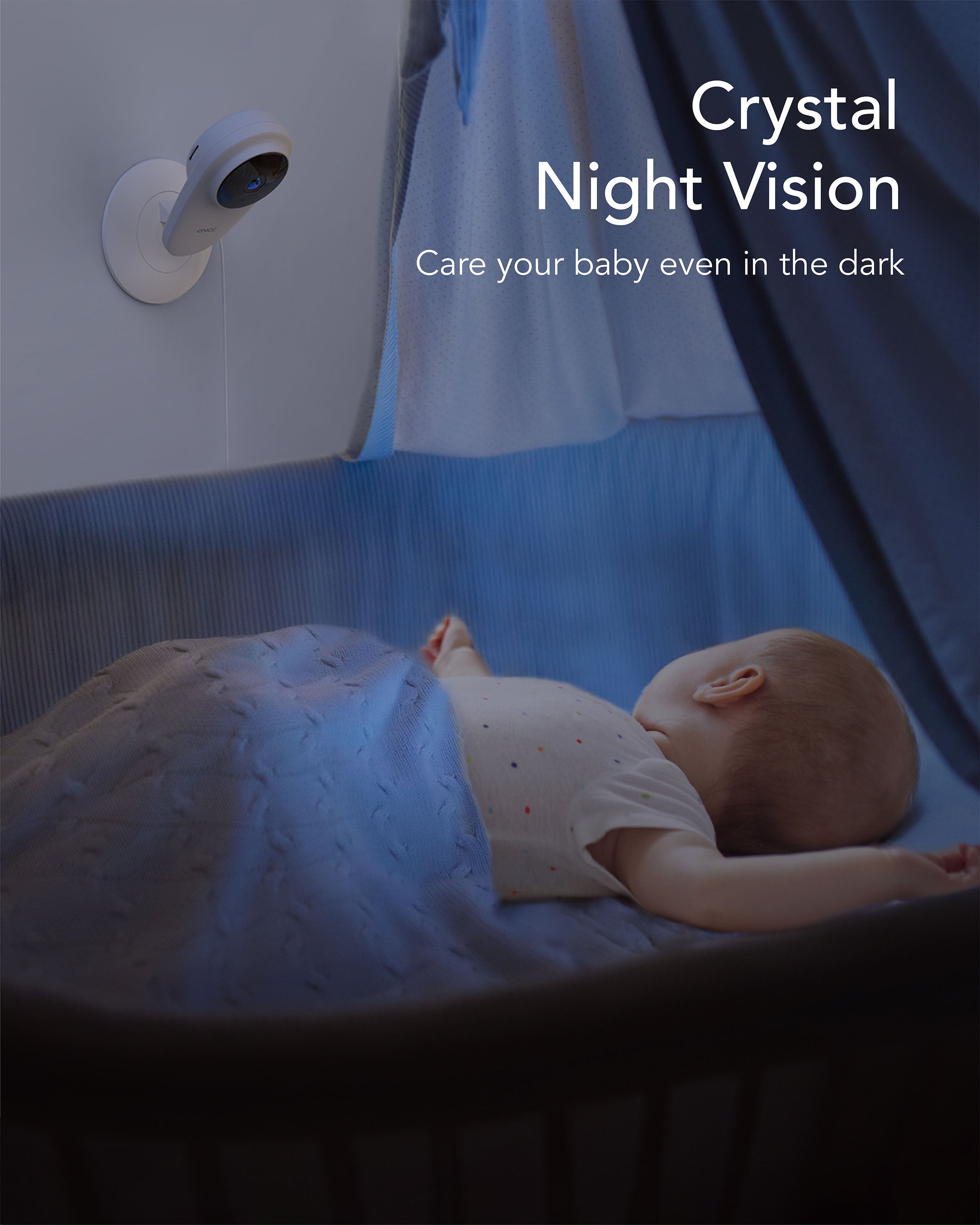 GNCC C1 Baby Monitor with Camera and Night Vision